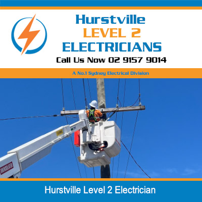 Licensed Hurstville Level 2 Electrician performing power line and pole installation services
